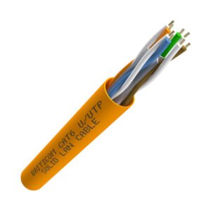 UUTPC6LSPRL500-E - Câble Lan U-UTP Cat6 LSZH Violet 500m 23AWG Certifié ETL - Briticom