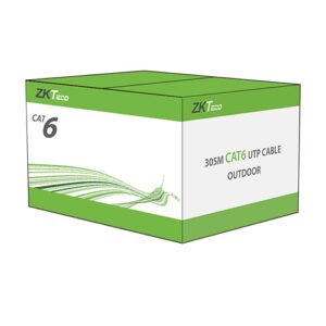 XL600-CPR-B - Câble UTP extérieur CAT6 305m, classe Eca, résistant au feu - ZKTeco
