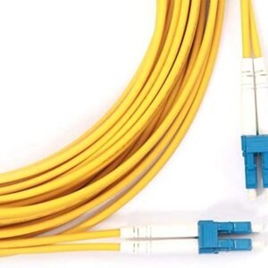 LCLCDXS2YEL3 - Câble de connexion fibre optique LC/UPC Duplex OS2 3m Jaune - Briticom