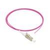 LCPM4PRL1 - Pigtail Fibre Optique LC/UPC OM4 Violet 1m (0,9mm, LSZH) - Briticom