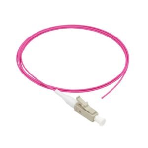 LCPM4PRL1 - Pigtail Fibre Optique LC/UPC OM4 Violet 1m (0,9mm, LSZH) - Briticom