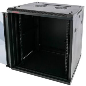 ZK-R12U-6412S - Armoire de rangement auto-assemblée 19", 12U, verre trempé - ZKTeco