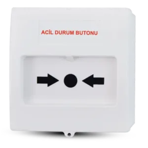 TFB-3165W - Point d'appel d'urgence, blanc - Sécurité essentielle 50-55 caractères - Teknim