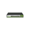 PE082-120-G - Switch PoE 10/100/1000 Mbps avec 8 Ports et Protection Électrique - ZKTeco