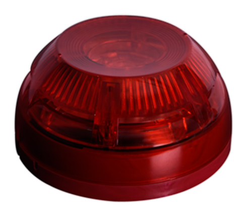 TFS-3193R - Signalisation lumineuse d'alarme incendie conventionnelle rouge - Teknim 6 TFS 3193R 1
