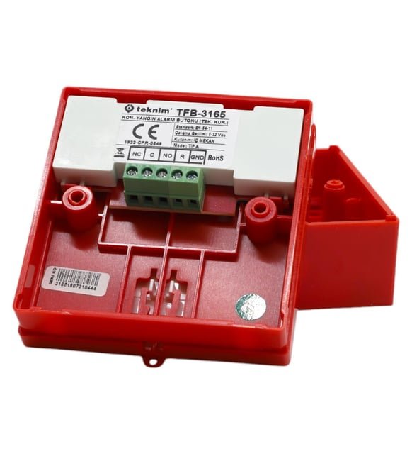TFB-3168 - Point d'appel manuel conventionnel avec témoin LED réinitialisable - Teknim 6 teknim tfb 3165 konvansiyonel yangin alarm butonu kcm36690633 1 835ca91f224346489e36a396d8332320