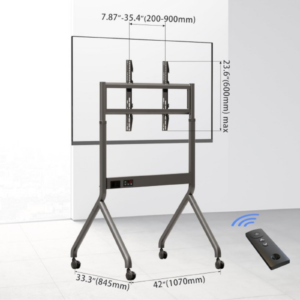 Dimensions techniques support mobile motorisé P220 acier SPCC