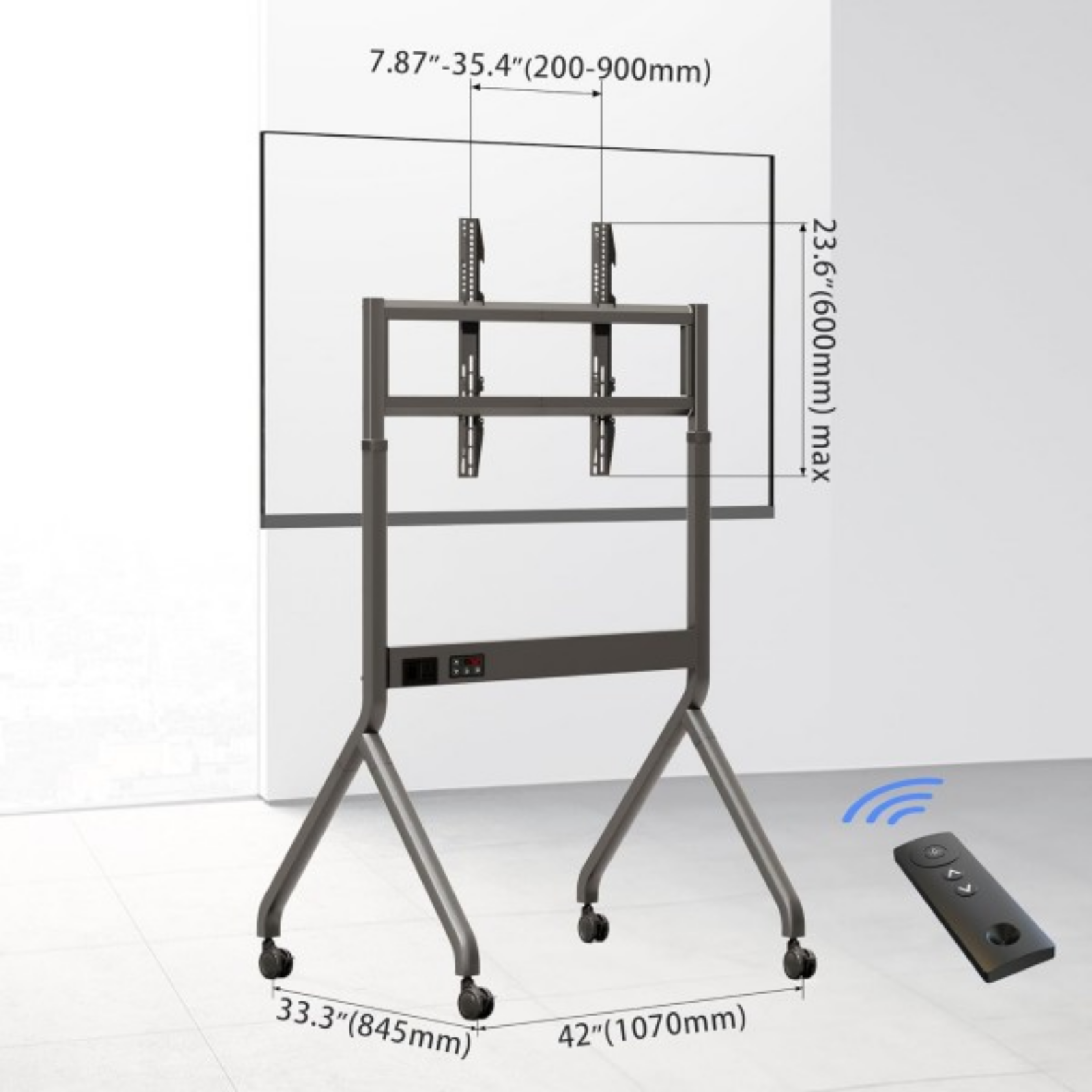 Dimensions techniques support mobile motorisé P220 acier SPCC Dimensions techniques support mobile motorisé P220 acier SPCC