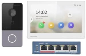 Kit Vidéophone IP Hikvision DS-KIS607-S 2MP PoE