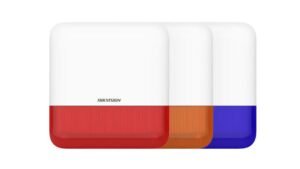HIKVISION Équipement d’alarme Alarm AX Pro Sirène Externe Sans Fil Rouge – DS-PS1-E-WB/Red